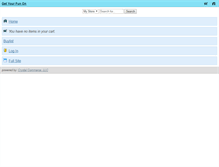 Tablet Screenshot of getyourfunonshop.com